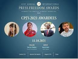 2021 International Press Freedom Awards (CPJ) | Sharing4good